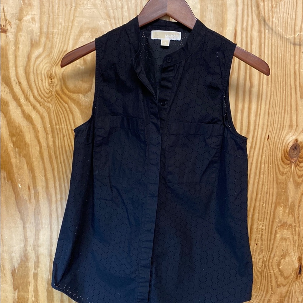 Michael Kors size S sleeveless black top